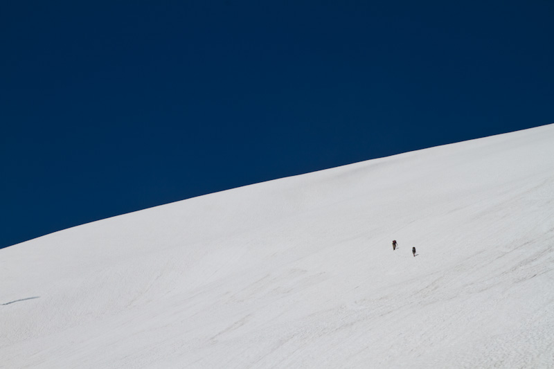 Climbers On Eldorado Glacier