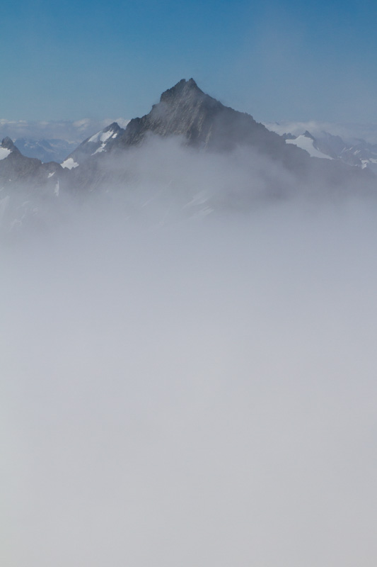 Forbidden Peak Piercing Clouds