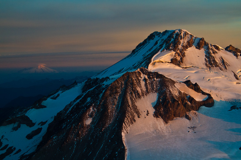 Glacier Peak At Sunrise