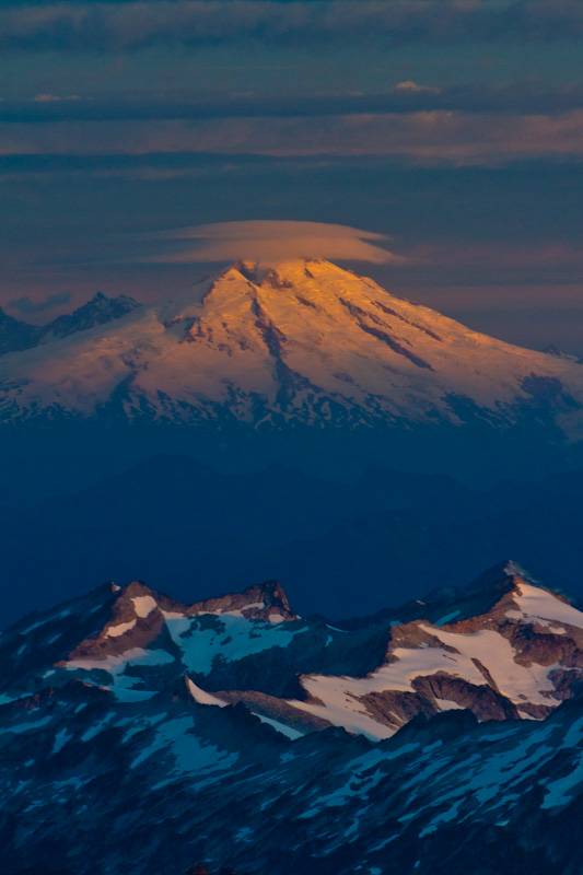 Mount Baker At Sunrise