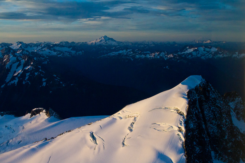 Glacier Peak And Eldorado Peak At Sunrise