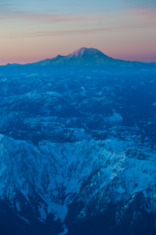 Mount Rainier At Sunrise