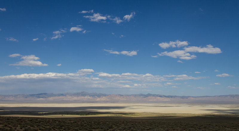 Salt Pan And The Toquima Range