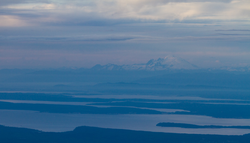 Mount Baker Above Puget Sound