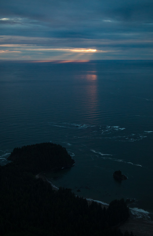 The Olympic Coast At Sunset