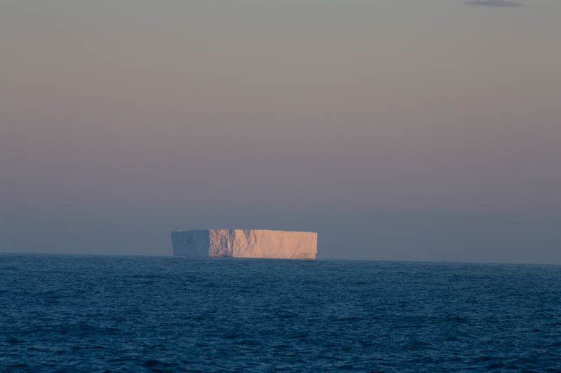 Iceberg At Sunrise