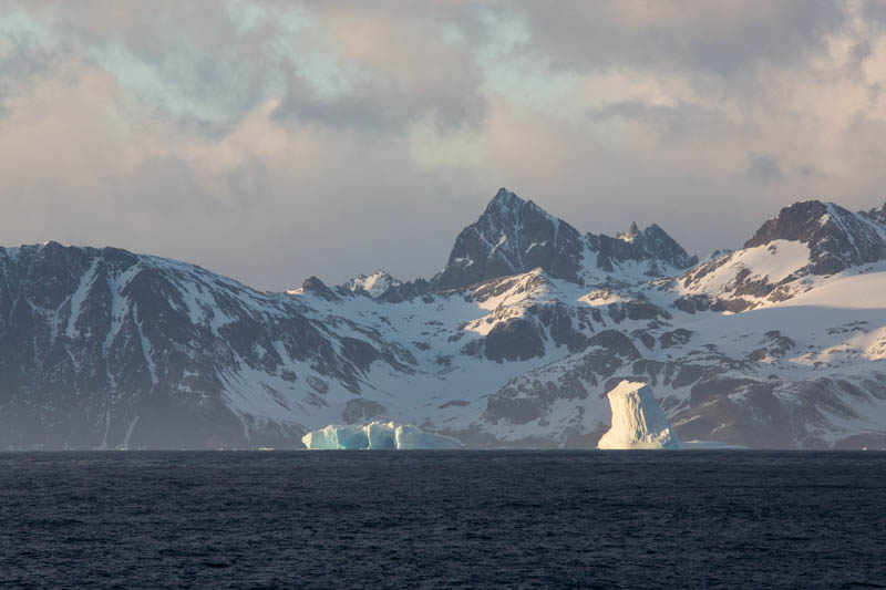 Icebergs And Mountains