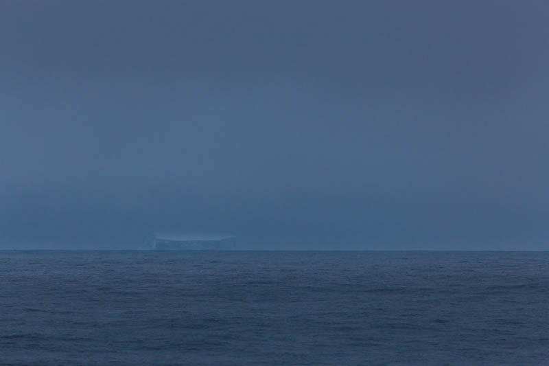 Iceberg In Fog