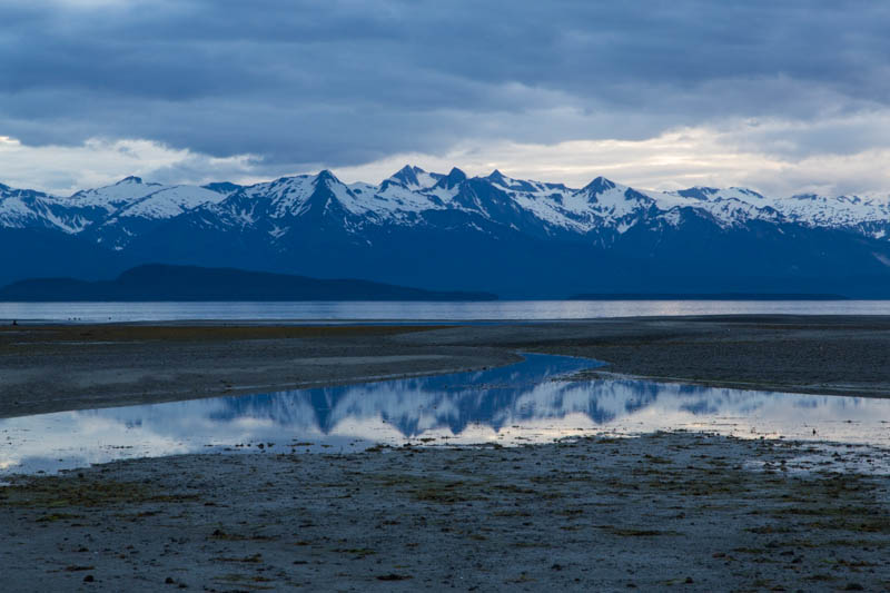 Mountains Reflected In Tidal Pool