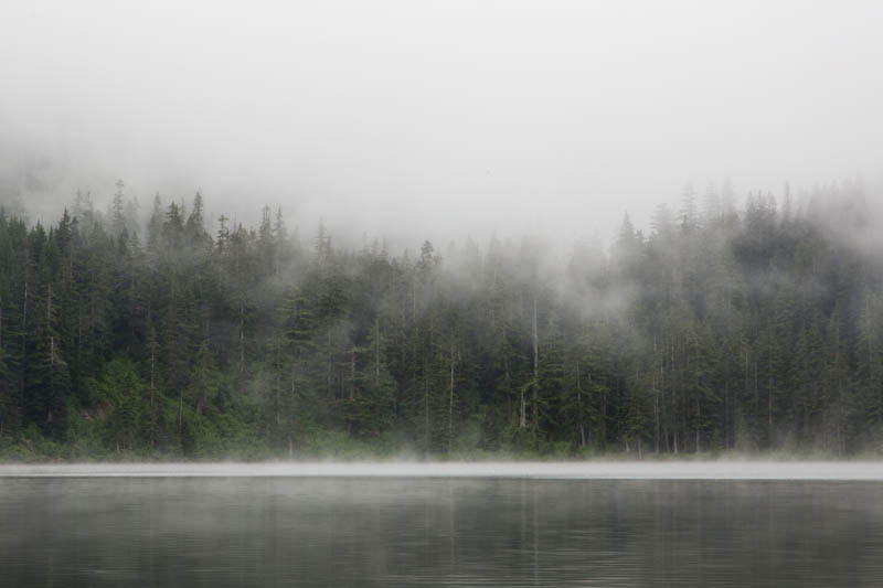 Pratt Lake In Fog