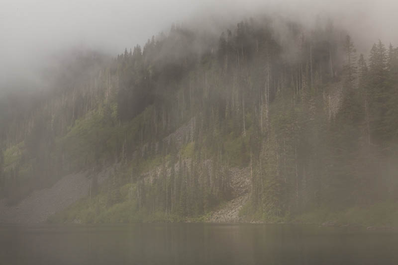 Pratt Lake In Fog